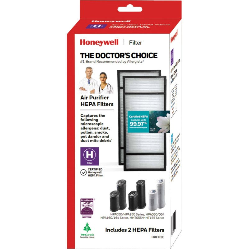 Honeywell HRF-H2C Filter for Air Purifier - 2 piece