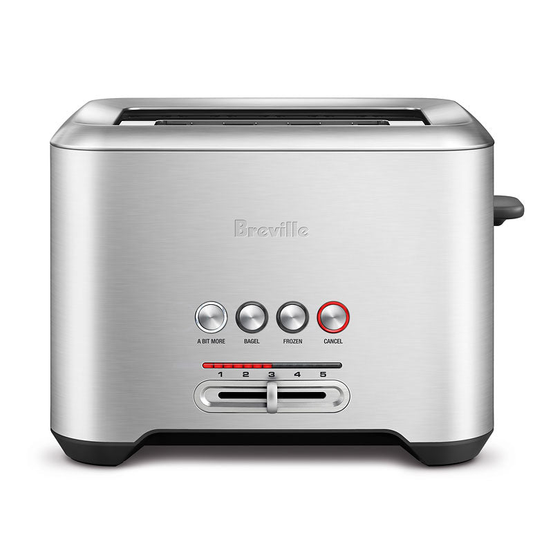 Breville the A Bit More 2-Slice Toaster - Brushed Stainless Steel - BREBTA720XL