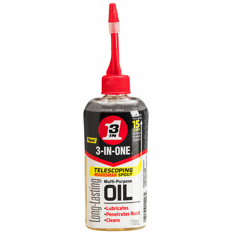 3 in one Telescoping Household Oil - 118ml