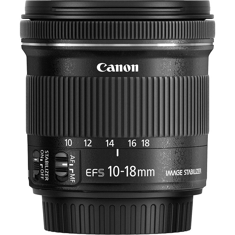 Canon EF-S 10-18mm f/4.5-5.6 IS STM Ultra Wide Zoom Lens - 9519B002