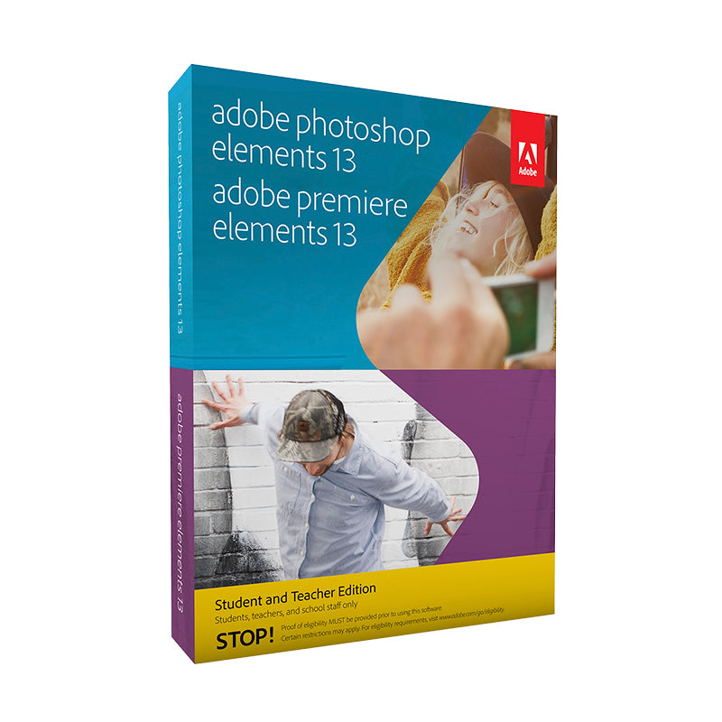 Adobe Photoshop Elements & Premiere Elements V13 - Student & Teacher Edition