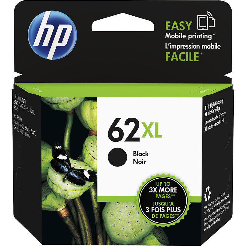 HP 62XL High Yield Original Ink Cartridge
