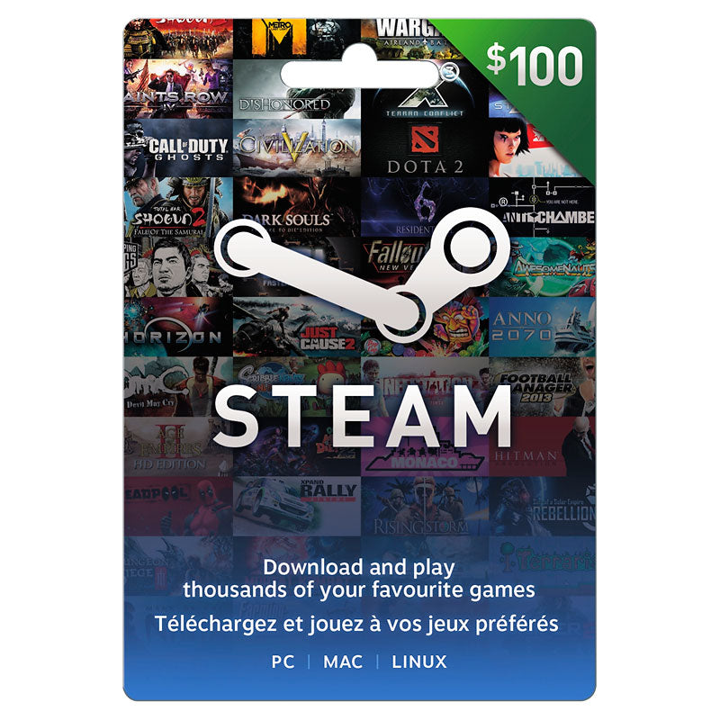 Valve Steam FastCard - $100