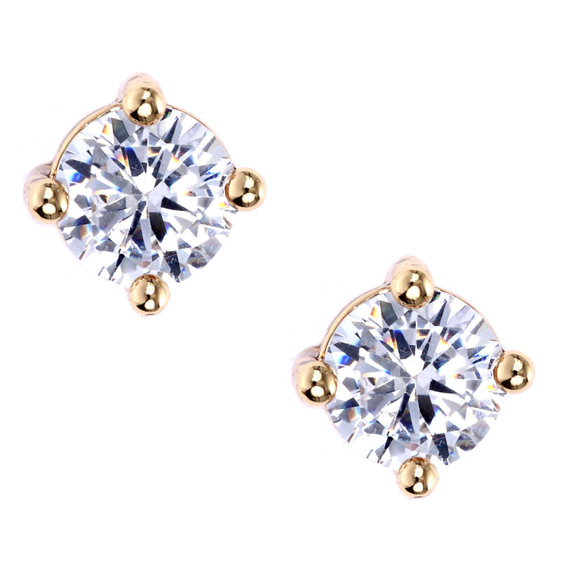 Lonna &amp; Lilly Cubic Zirconia Stud Earrings - Crystal
