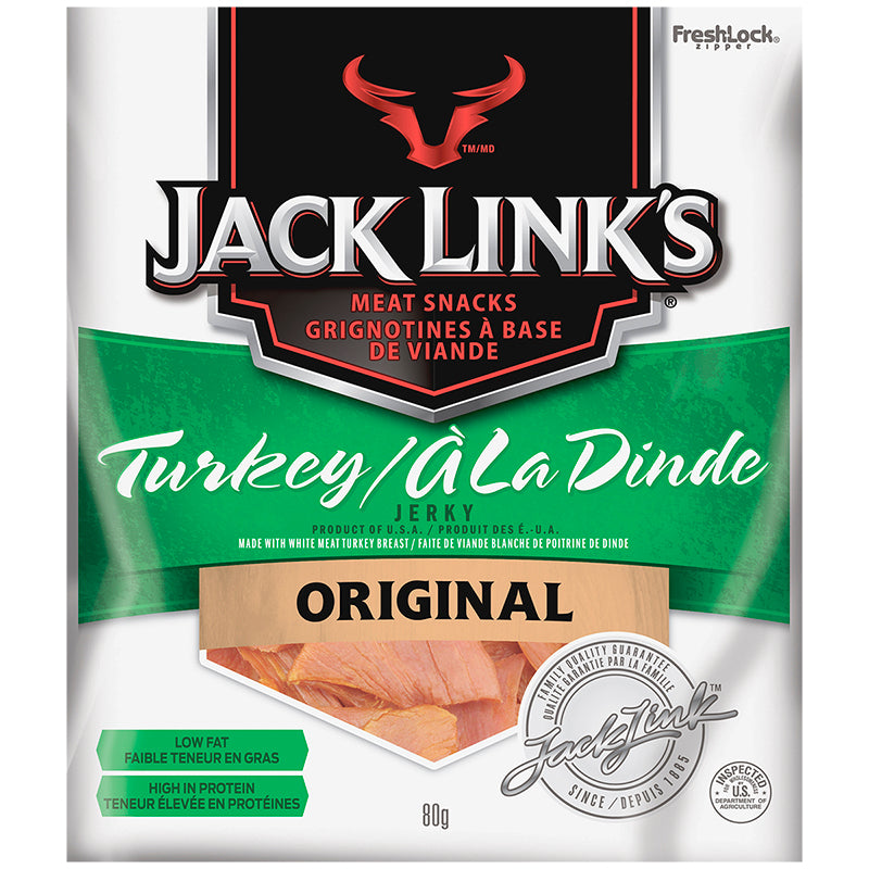 Jack Link's Turkey Jerky - Original - 80g