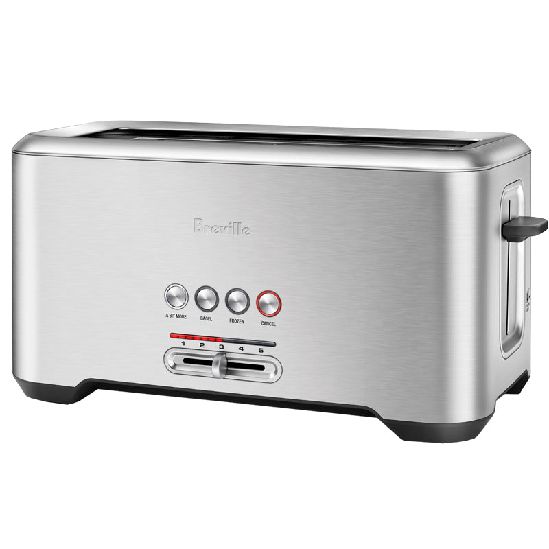 Breville the A Bit More 4-Slice Toaster - Brushed Stainless Steel - BREBTA730XL