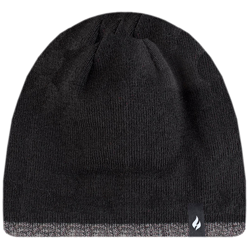 Heat Holders Men's Contrast Trim Hat - Black