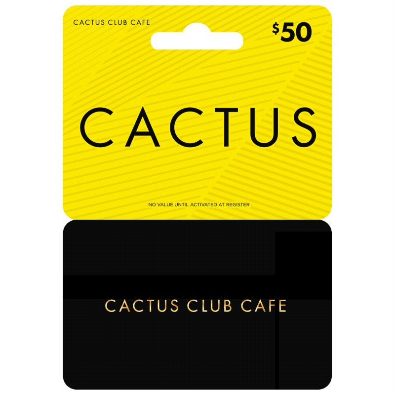 Cactus Club Cafe Gift Card - $50