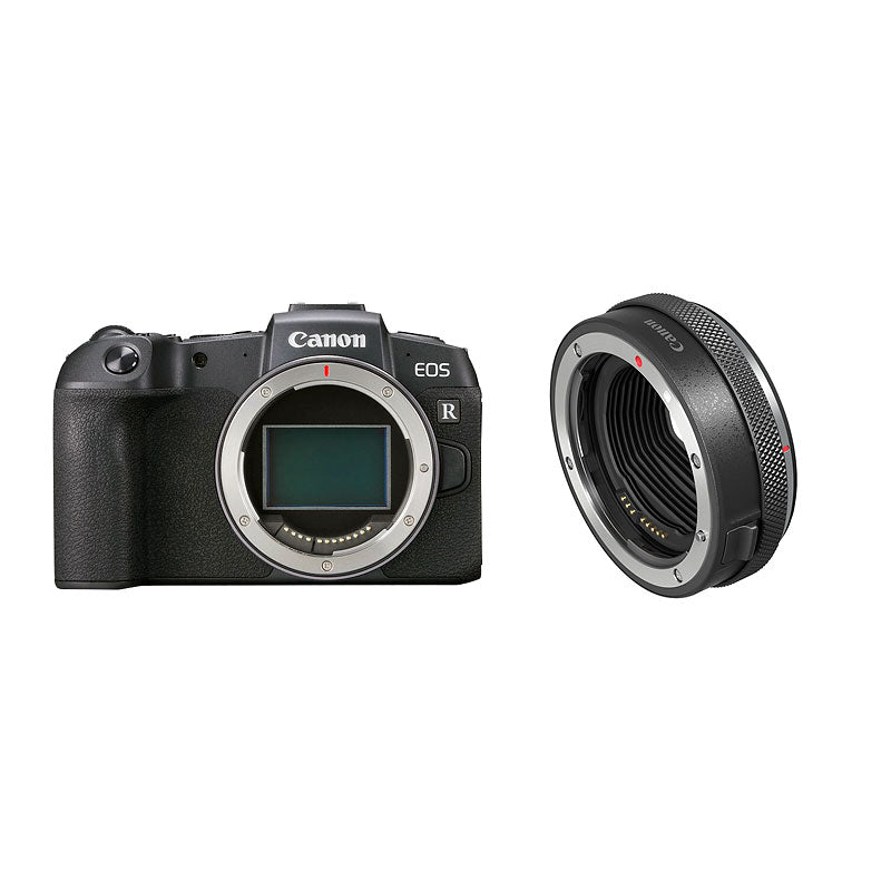 Canon EOS RP Body Only with Control Ring Mount Adapter EF-EOS R - PKG #42139