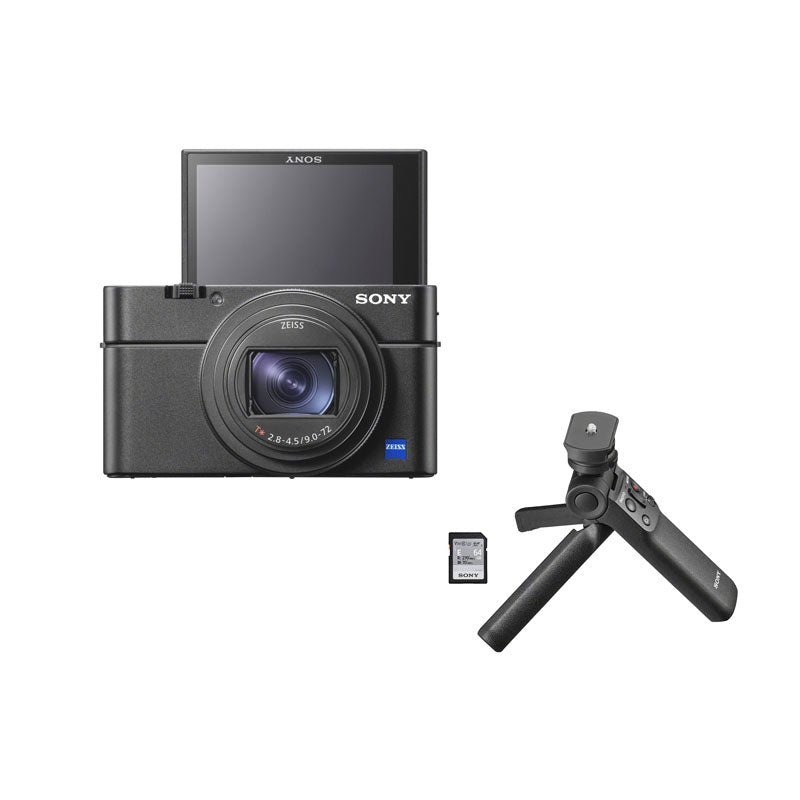 Sony Cyber-shot RX100 VII Digital Camera and Sony Vlogger Accessory Kit Bundle - PKG #24106