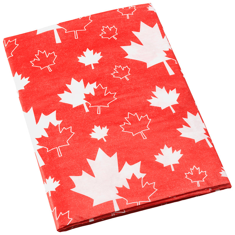 Canada Print Table Cloth - Red/White - 52x70inch