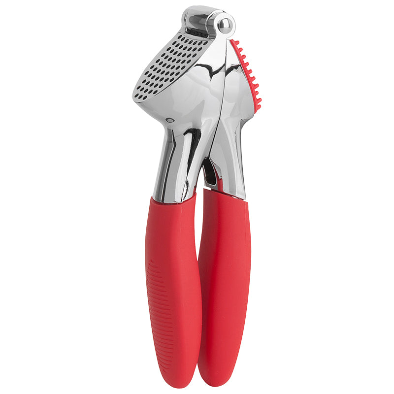 Trudeau Garlic Press - Red / Stainless Steel