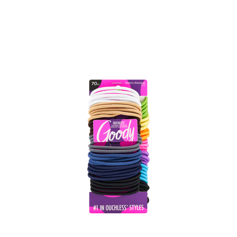 Goody Ouchless No Metal Elastics Medium Hair - 16731 - 70s