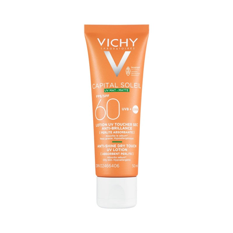 Vichy Capital Soleil Anti-shine Dry Touch UV Lotion - SPF 60 - 50ml