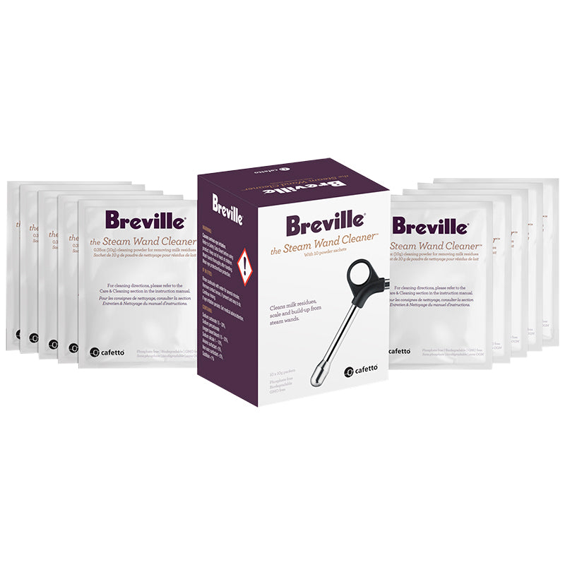 Breville the Steam Wand Cleaner Powder for Coffee Machine - 10 pack