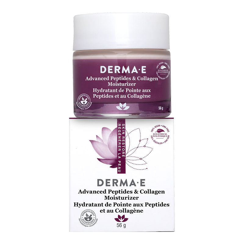 Derma E Skin Restore Advanced Peptides & Collagen Moisturizer Cream - 56g