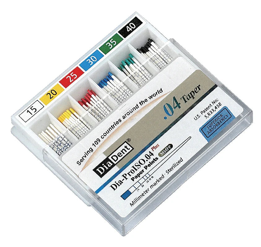 Dia-ProISOGT Paper Points 0.06 Mm Marked, 100/Bx