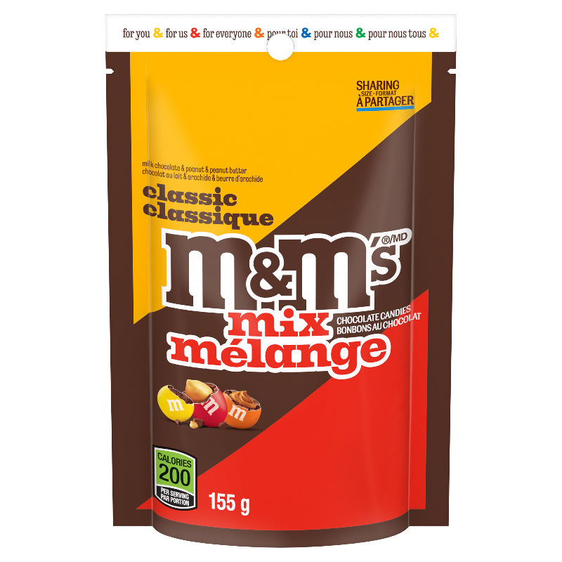 M&M's Classic Mix Chocolate Candies - 155g