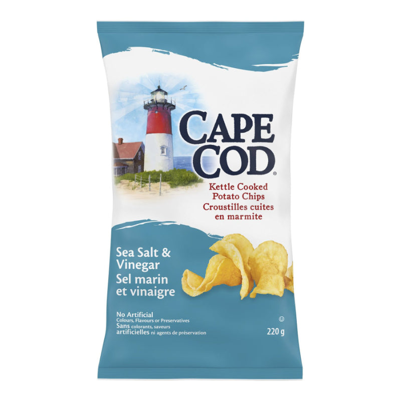Cape Cod Potato Chips - Sea Salt & Vinegar - 220g