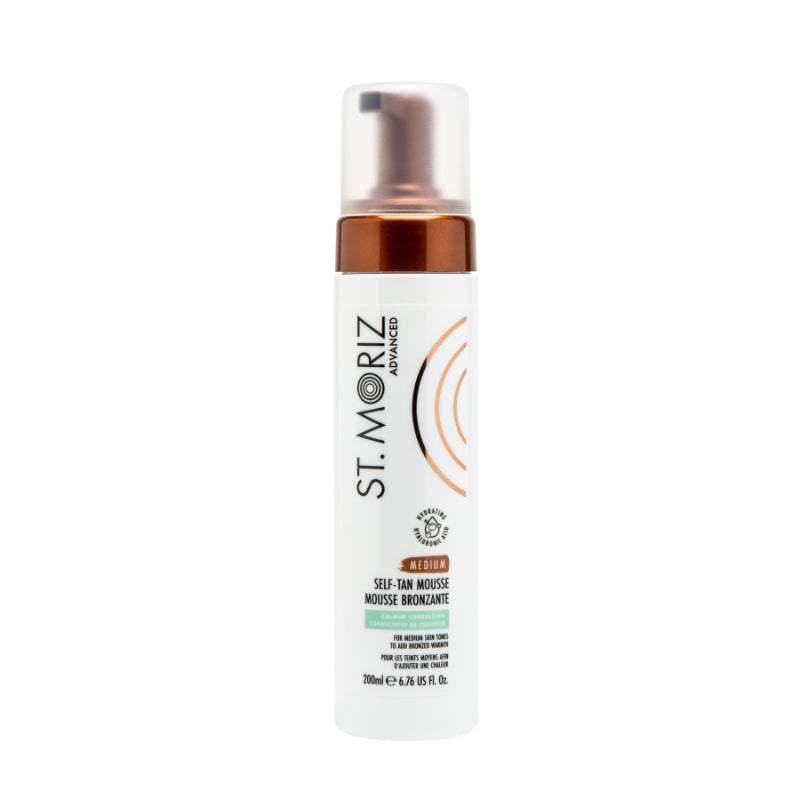 St Moriz Advanced Colour Correct Self-Tan Mousse - Medium - 200ml