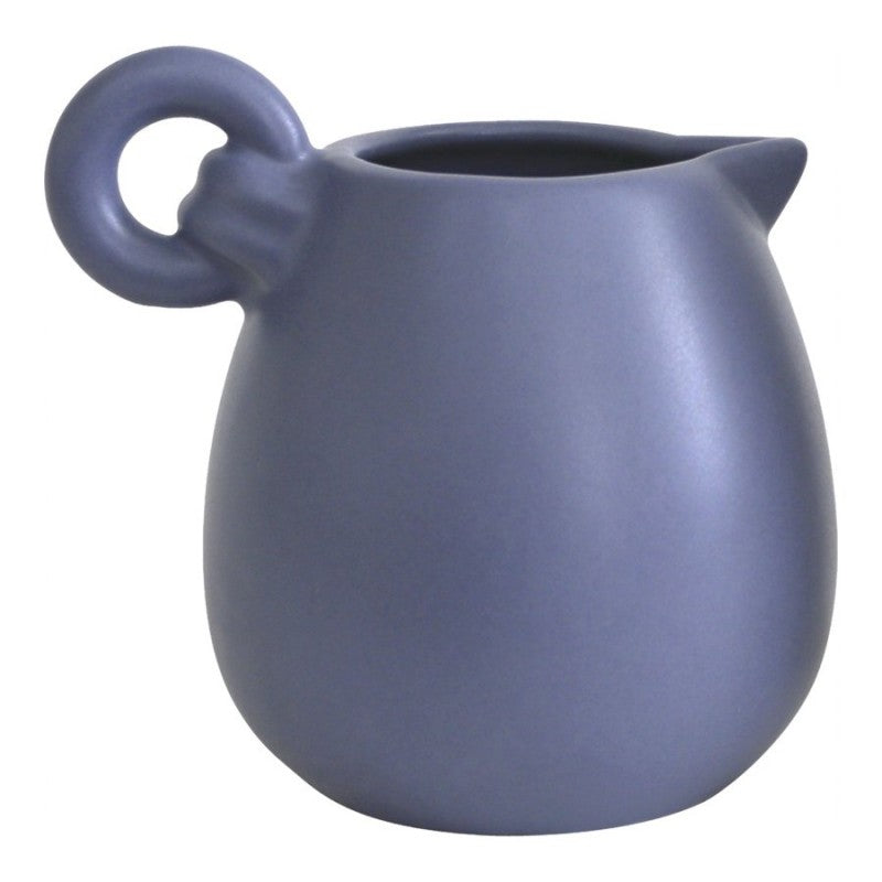 Collection by London Drugs Earthenware Giro Decorative Vase - Foggy Blue