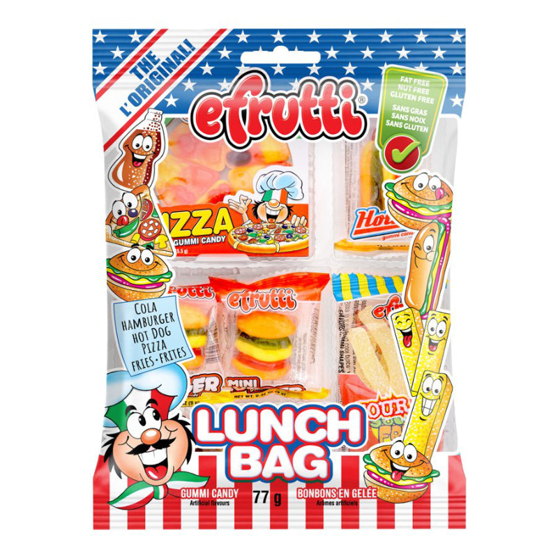 Efrutii Lunch Bag Gummy Candy - 77g