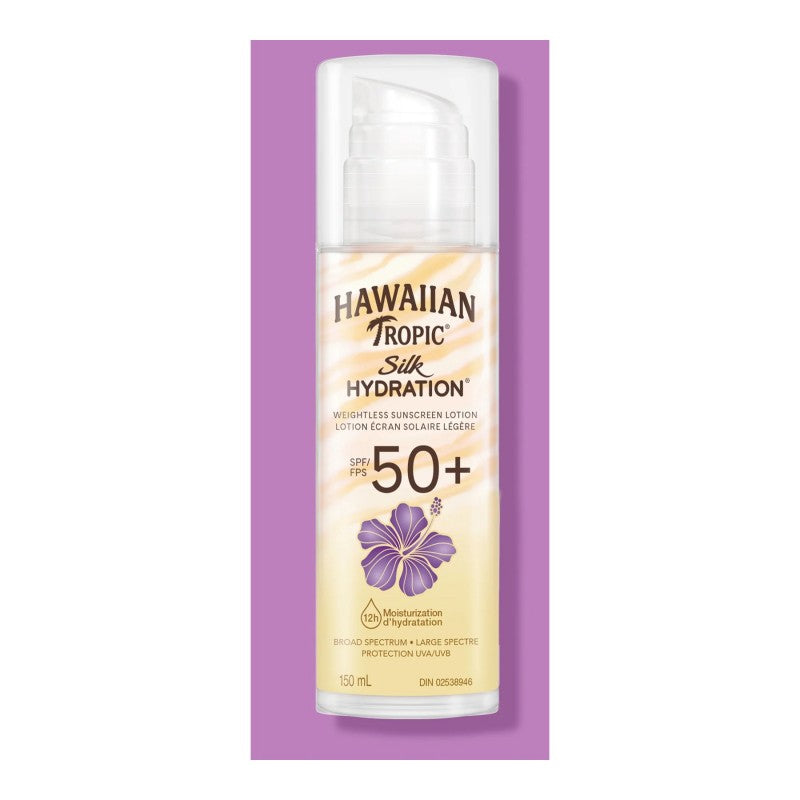 Hawaiian Tropic Silk Hydration Weightless Sunscreen Lotion - SPF 50+ - 150ml