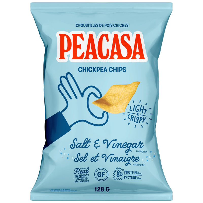 Peacasa Chips Salt Vinegar - 128g