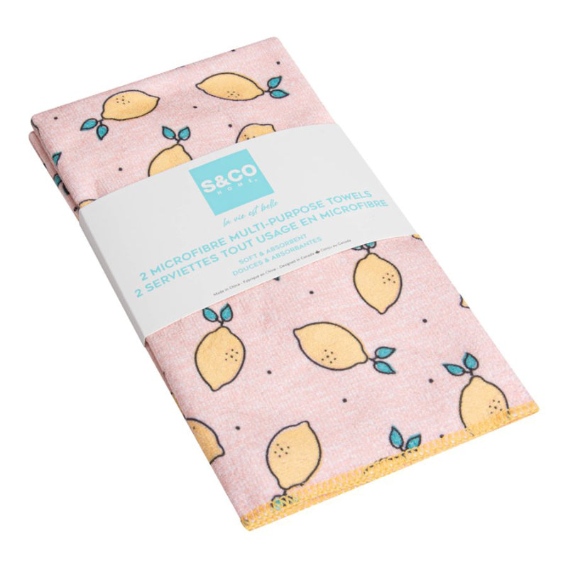 S & Co Tea Towel - 2's