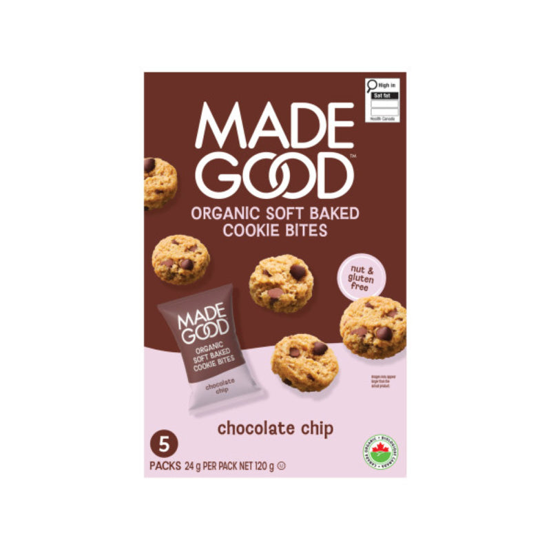 MadeGood Organic Soft-Baked Mini Cookies - Chocolate Chip - 5x24g