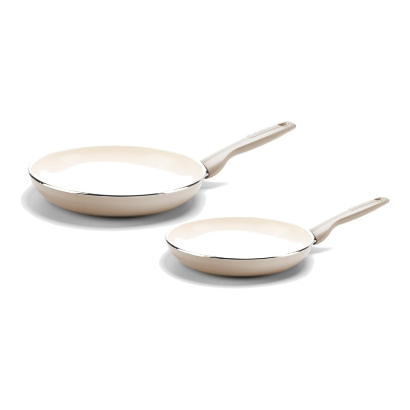 GreenPan Rio Non-Stick Frying Pan Set - Taupe - 2 piece