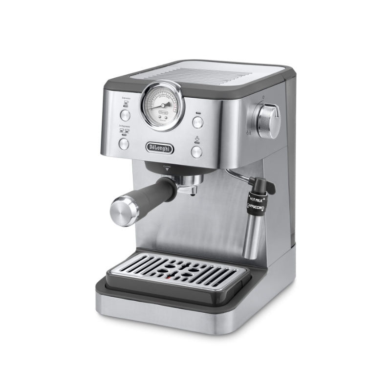 De'Longhi Classic Coffee Machine with Milk Frother - Stainless Steel - EM450M