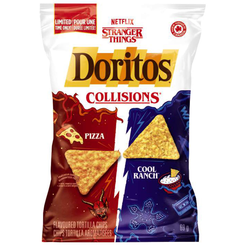 Doritos Flavoured Tortilla Chips - Pizza & Cool Ranch - 69g