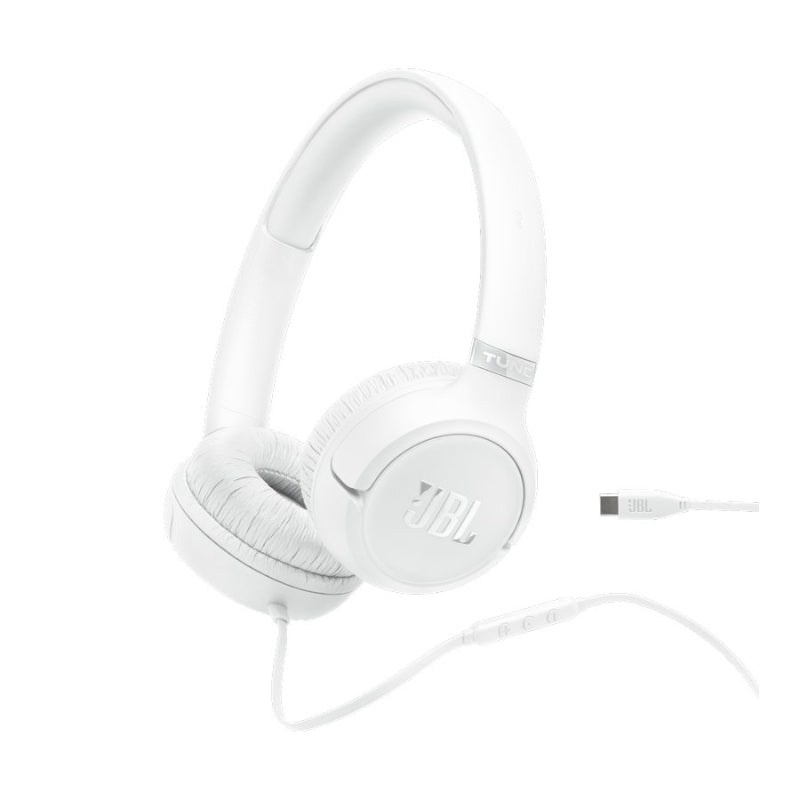 JBL TUNE 530C USB-C On-Ear Headphones - White - JBLT530CWHTAM