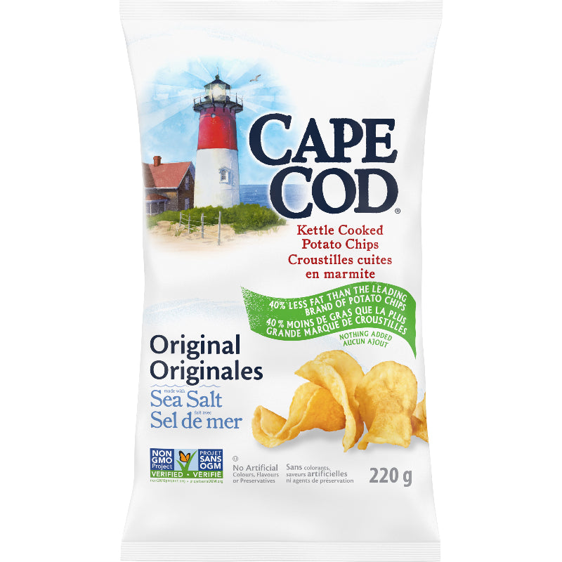 Cape Cod Original Potato Chips - Sea Salt - 220g
