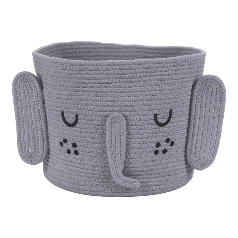 Collection by London Drugs Storage Basket - Cute Elephant - Grey