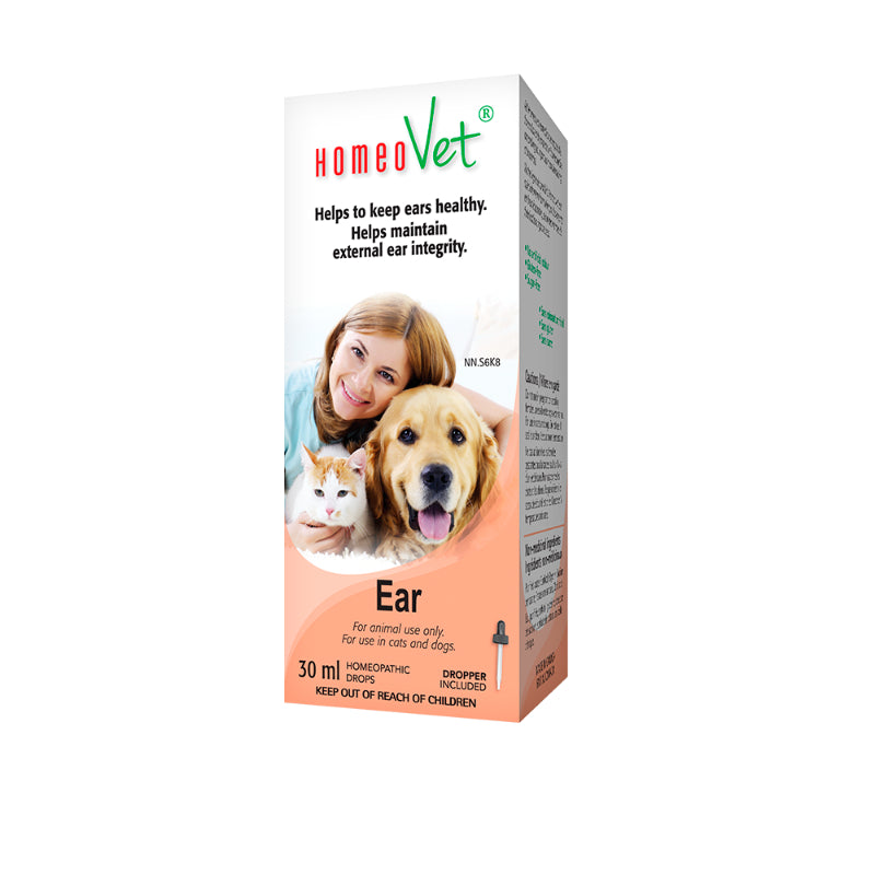 HomeoVet Homeopathic Drops for Cats and Dogs - Ear - 30ml