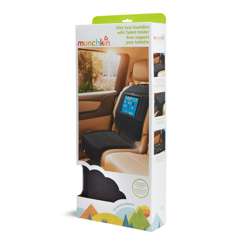 Munchkin Brica Elite Seat Guardian with Tablet Holder - Black