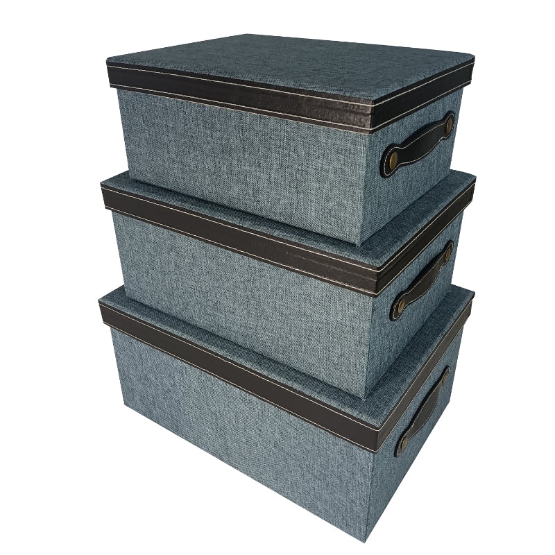 Collection by London Drugs Storage Box - Denim - Small