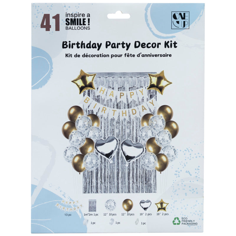 Luxe Birthday Party Decor Kit - 41 piece