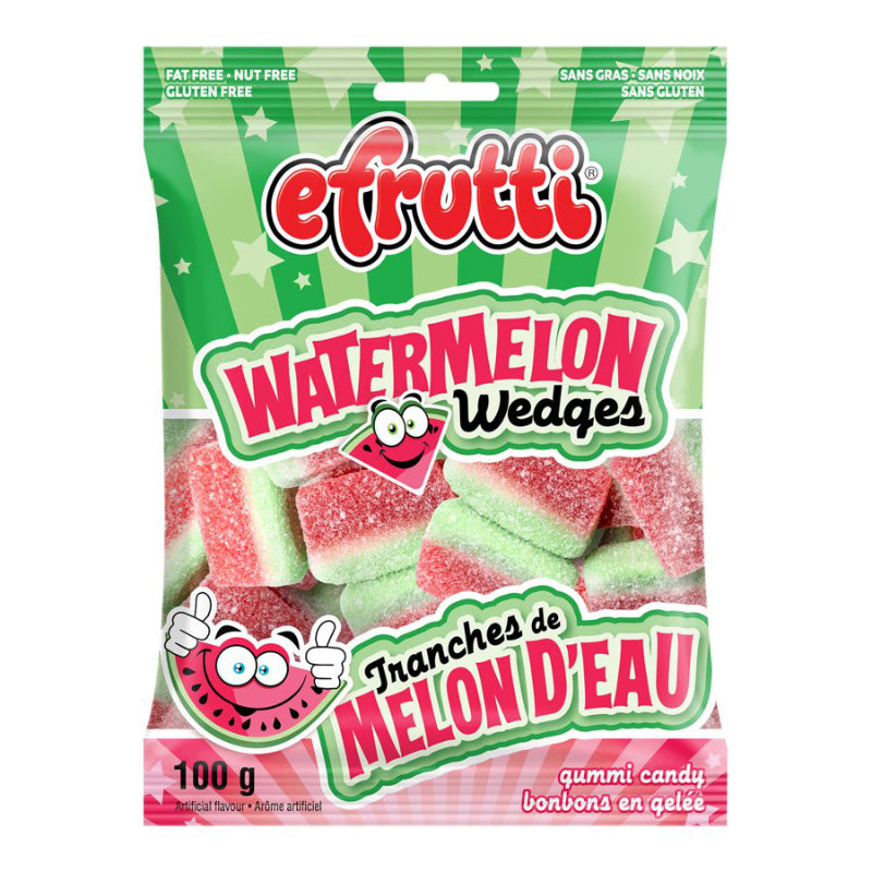 Efrutii Wedges Gummy Candy - Watermelon - 100g
