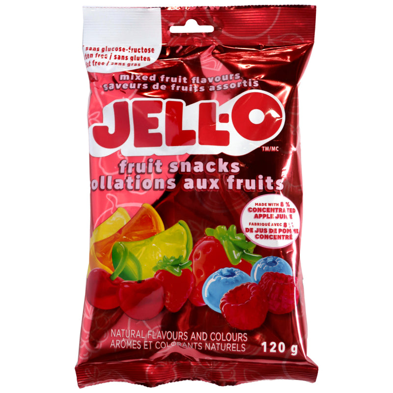 Jell-O Fruit Snacks Bag - 120g