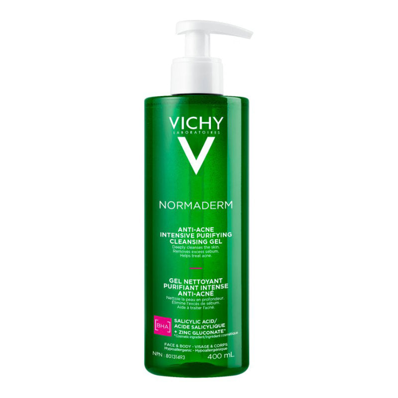 Vichy Normaderm Anti-Acne Intensive Purifying Cleansing Gel - 400ml