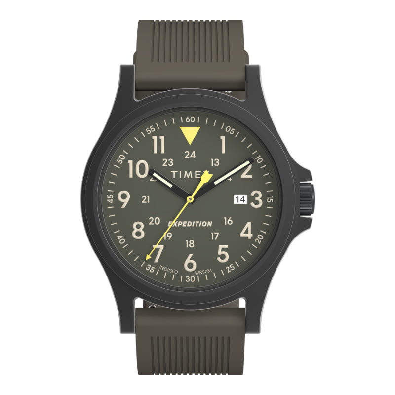 Timex Expedition Acadia Wristwatch - Black / Old Green Tarmac - TW4B300009J