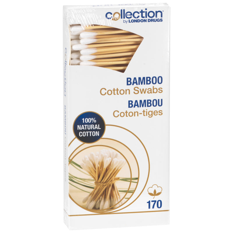 Collection by London Drugs Bamboo Cotton Swabs - 170s