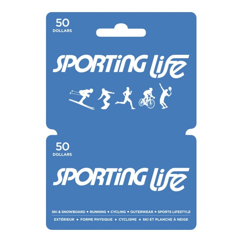 Sporting Life Gift Card - $50