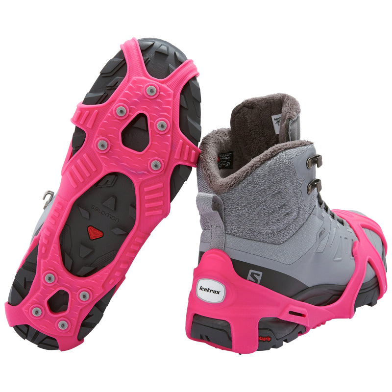 IceTrax Tungsten Ice Cleats - Pink - Small/Medium