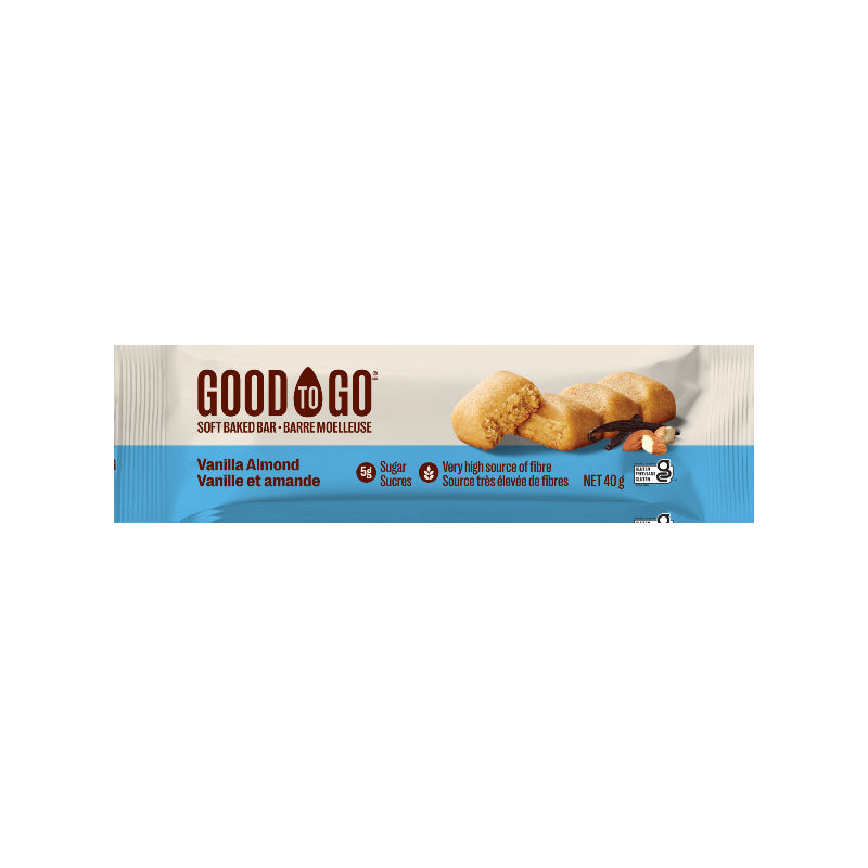 Good to Go Soft Baked Snack Bar - Vanilla Almond - 40g