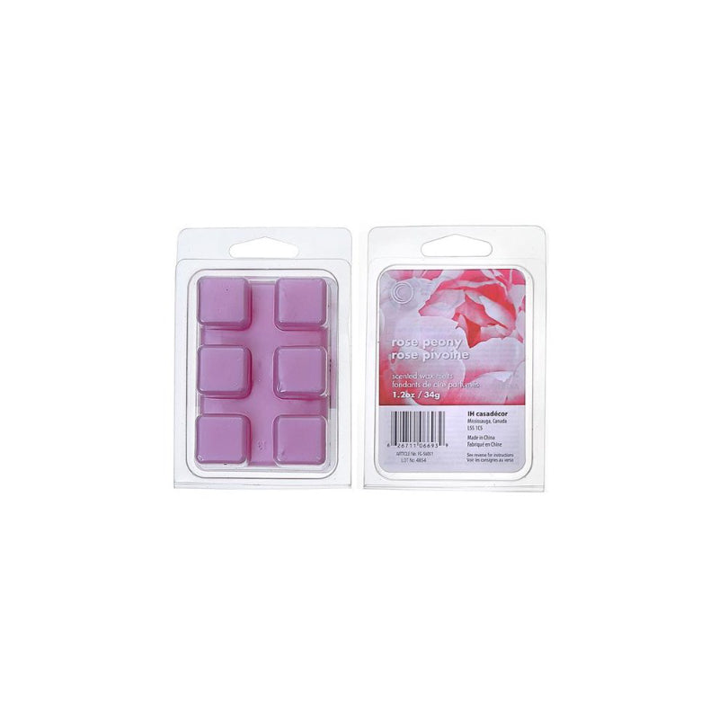 iH casadecor Scented Wax Melts - Rose Peony - 6's