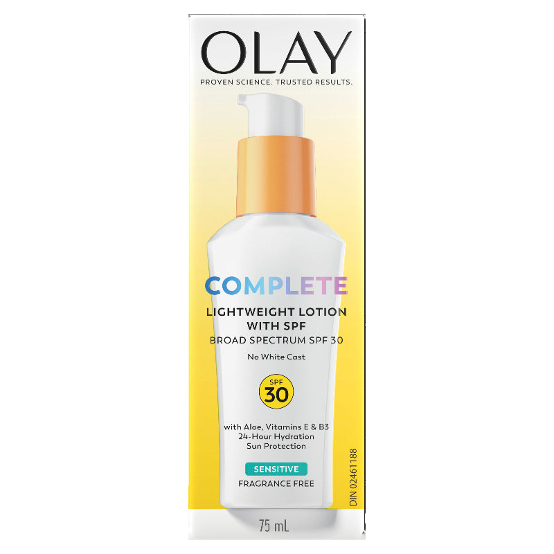 Olay Complete SPF 30 Defense Daily UV Moisturizer - Sensitive Skin - 75ml